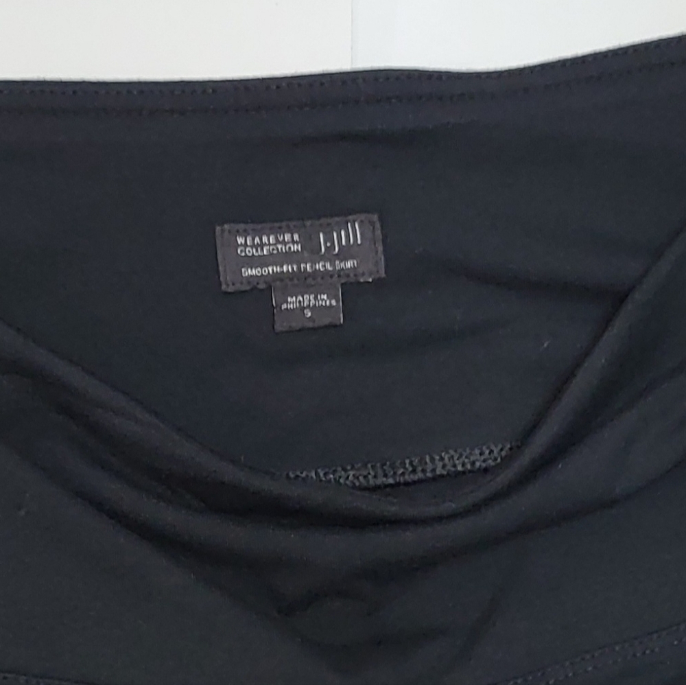 J.Jill Smooth Fit Pencil Skirt - Black - Picture 6 of 7